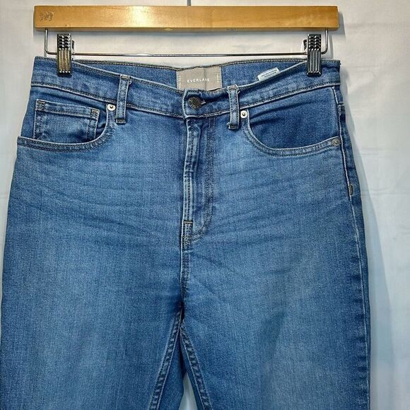Everlane Blue  High Rise Jeans Light Wash Cotton size 29R - Picture 2 of 7